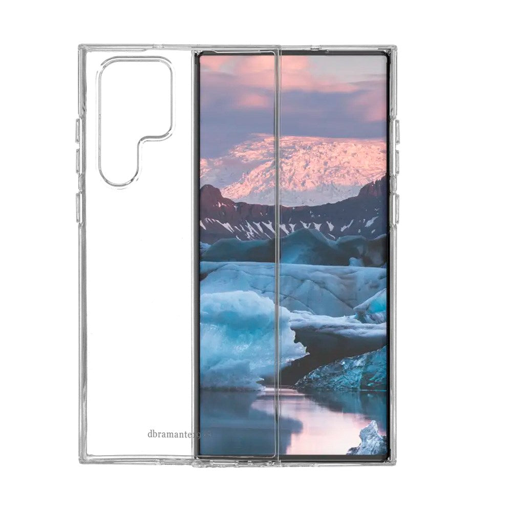 Samsung Galaxy S22 Ultra dbramante1928 Greenland Bagside Cover - 100% Genbrugsplastik - Gennemsigtig