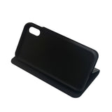 iPhone XS Max - GreenMind - Kunstlæder Flip Cover m. Kortholder & Ståfunktion - Sort