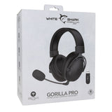 White Shark GORILLA PRO Trådløs Gaming Headset - Over-Ear - Sort