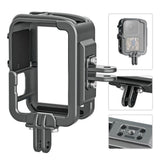 TELESIN Metal Cage Cover til GoPro Hero 9 / 10 / 11 / 12 / 13 - Grå