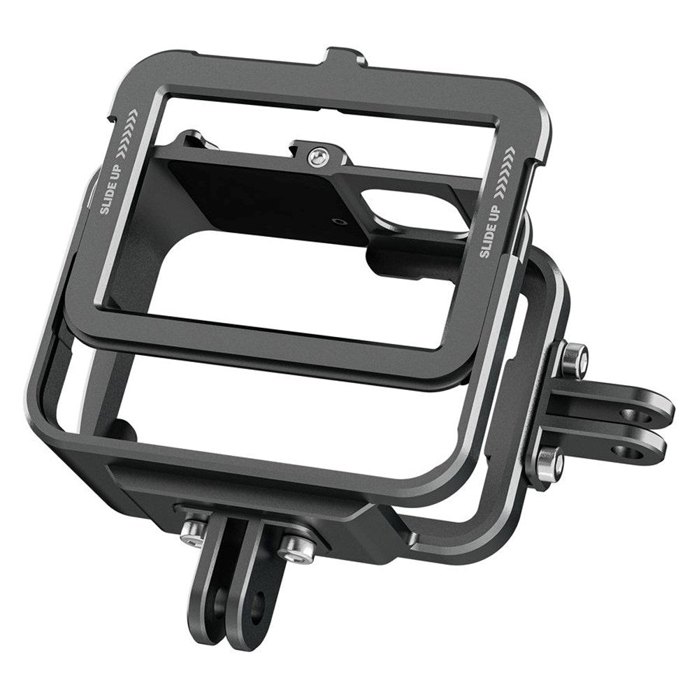 TELESIN Metal Cage Cover til GoPro Hero 9 / 10 / 11 / 12 / 13 - Grå