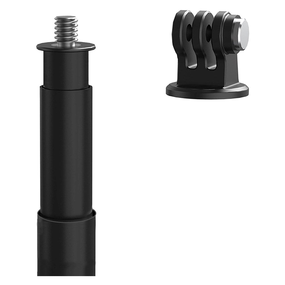 TELESIN Teleskopisk Selfie Stick til Action Kamera - 2.7m - Sort