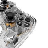 White Shark LEGION Multikompatibel Spillekonsol m. Bluetooth & Indbygget Lys - Sort / Gennemsigtig