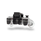 White Shark LEGION Multikompatibel Spillekonsol m. Bluetooth & Indbygget Lys - Sort / Gennemsigtig