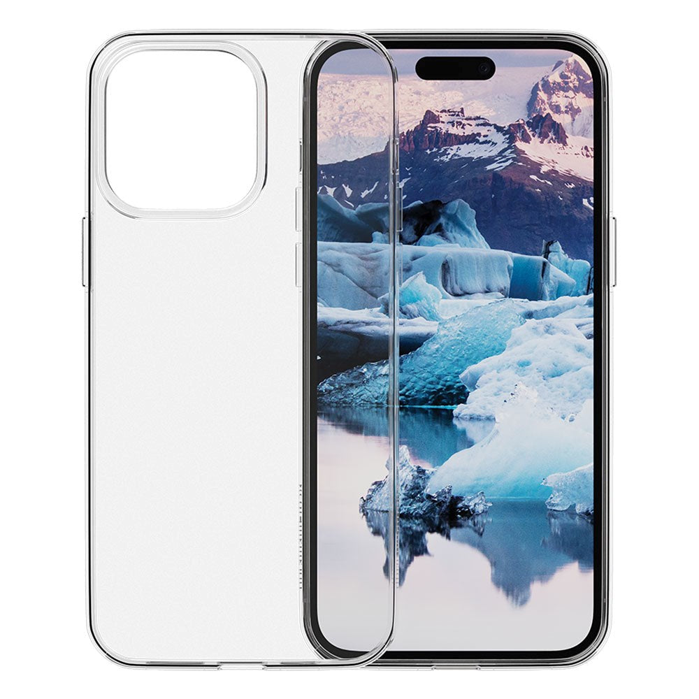 dbramante1928 iPhone 15 Pro Greenland Bagside Cover - 100% Genbrugsplast - Clear