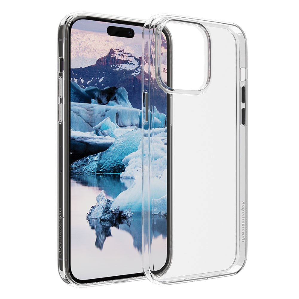 dbramante1928 iPhone 15 Pro Greenland Bagside Cover - 100% Genbrugsplast - Clear