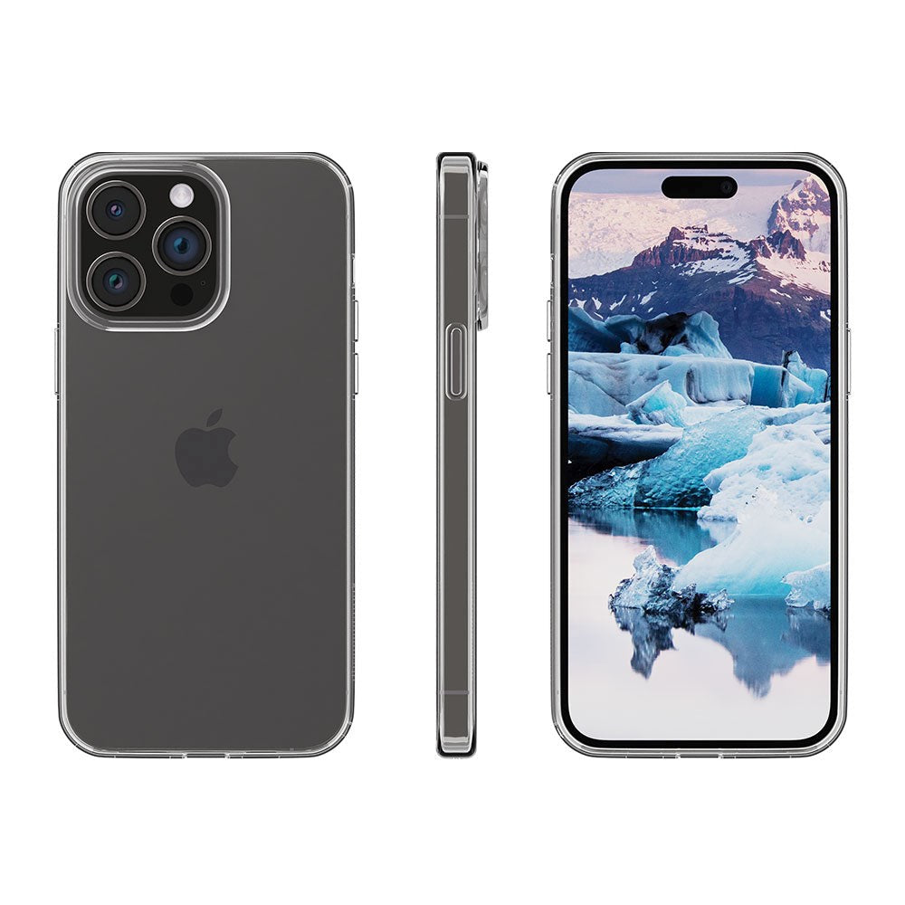 dbramante1928 iPhone 15 Pro Greenland Bagside Cover - 100% Genbrugsplast - Clear