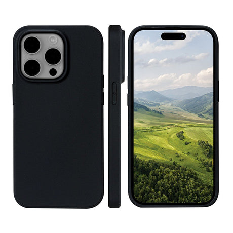 dbramante1928 iPhone 15 Pro Greenland Bagside Cover - 100% Genbrugsplast - Night Black