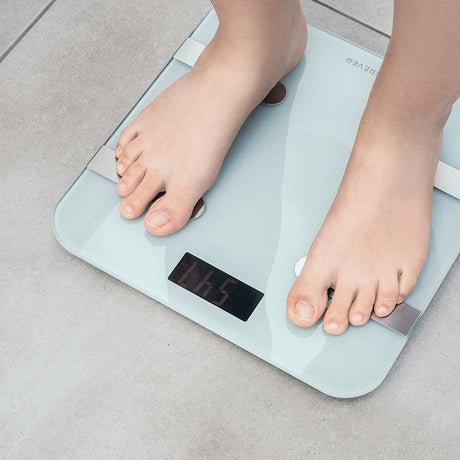 Forever AS-100 Smart Scale - Badevægt m. Bluetooth Kropsanalyse - Sort