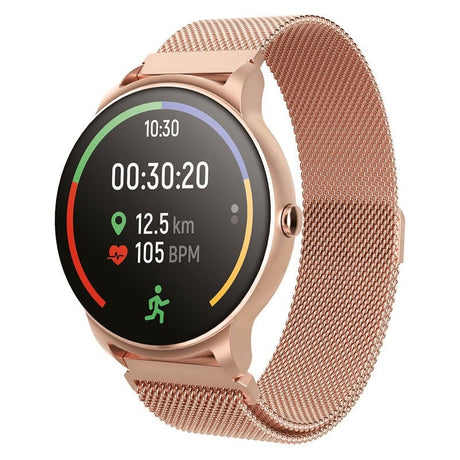 Forever ForeVive 2 SB-330 m. Pulsmåler & Skridttæller - Fitness Smartwatch - Rose Gold