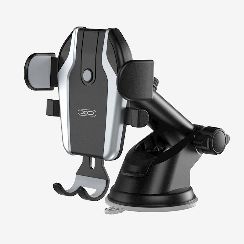 XO C77 Sugekop Mobilholder til Bil til Instrumentbræt - Sort
