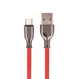 Setty - USB-A til Micro USB Kabel - 3A - 1m - Rød