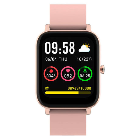 Forever ForeVigo 3 SW-320 m. Pulsmåler & Skridttæller - Fitness Smartwatch - Rose Gold