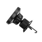 XO CX025 Magnetisk Mobilholder til Bil m. 15W Trådløs Opladning - Ventilation - MagSafe Kompatibel - Sort