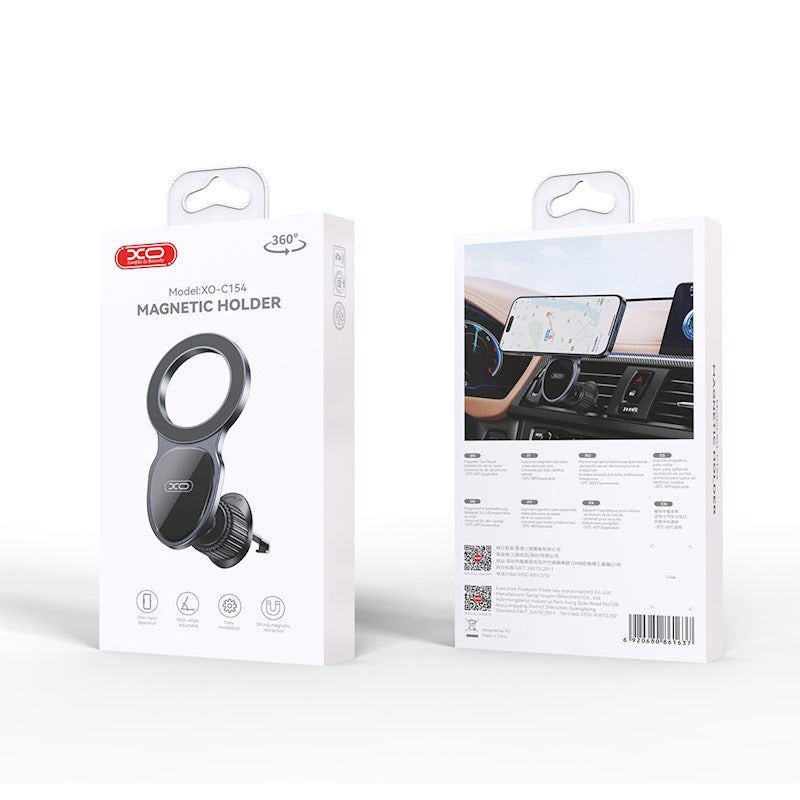 XO 154 Mobilholder til Bil - Ventilationsrist - Sort