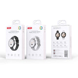 XO GT4 Mini Smartwatch - Udskiftelige Urskiver - Sølv