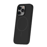 iPhone 15 Pro Silicone Thin Bagside Cover - MagSafe Kompatibel - Sort