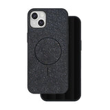iPhone 15 Glitter Thin Mobil Cover - MagSafe Kompatibel - Sort
