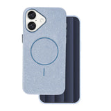 iPhone 17 Pro TFO Glitter Thin Bagside Cover - MagSafe Kompatibel - Blå