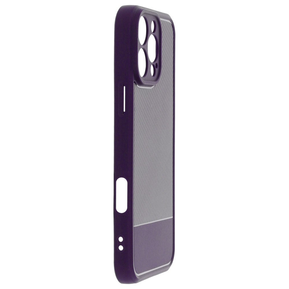 iPhone 17 Pro TFO Simple Carbon Bagside Cover - Lilla