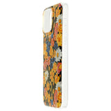 iPhone 16 Pro TFO Glow Glam Bagside Cover - Orange / Blomster