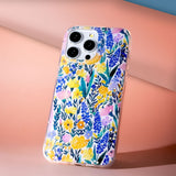 iPhone 17 Pro TFO Glow Glam Bagside Cover - Blomster