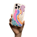 iPhone 16 Pro Max TFO DIY Snake Silikone Bagside Cover - Beige