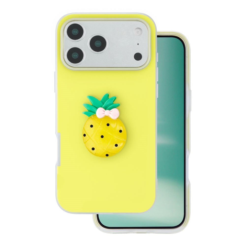 iPhone 17 Pro TFO 3D Frugt Case - Ananas