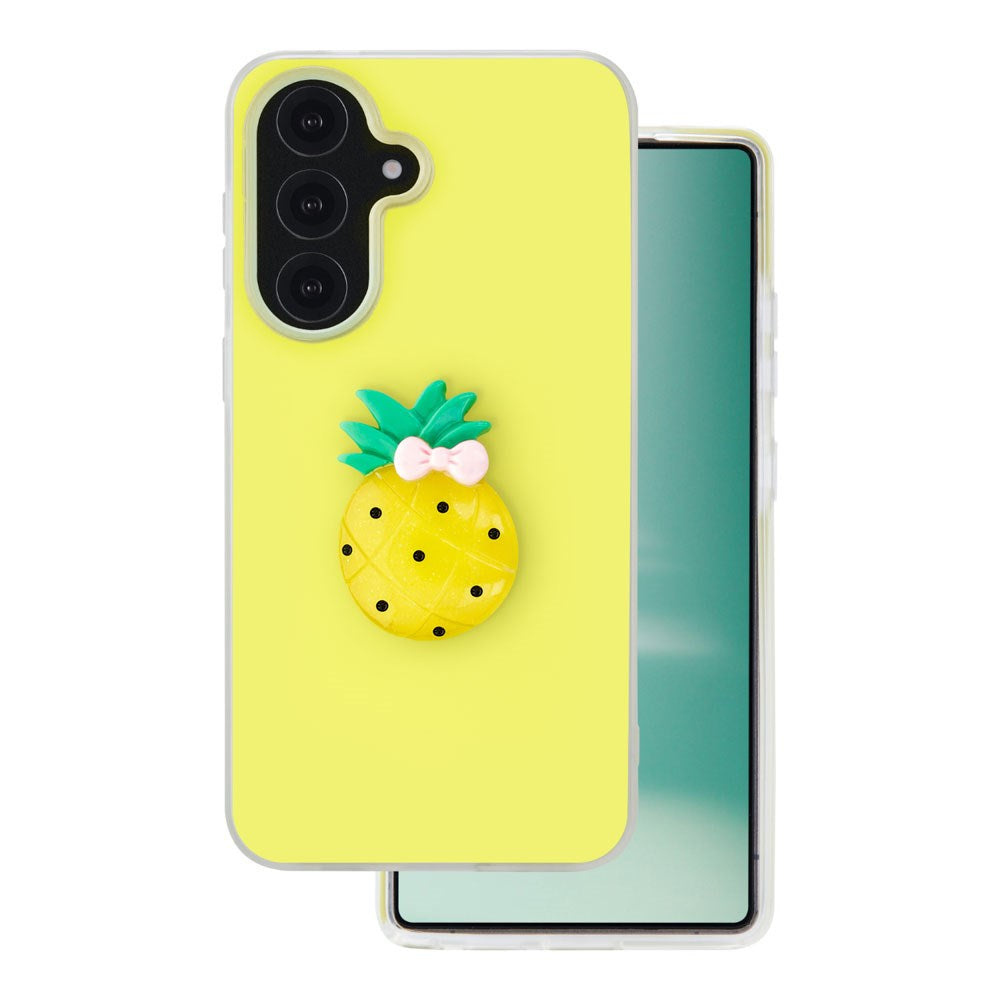 Samsung Galaxy A57 TFO 3D Frugt Case - Ananas