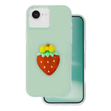 iPhone 17e / 16e TFO 3D Frugt Case - Jordbær
