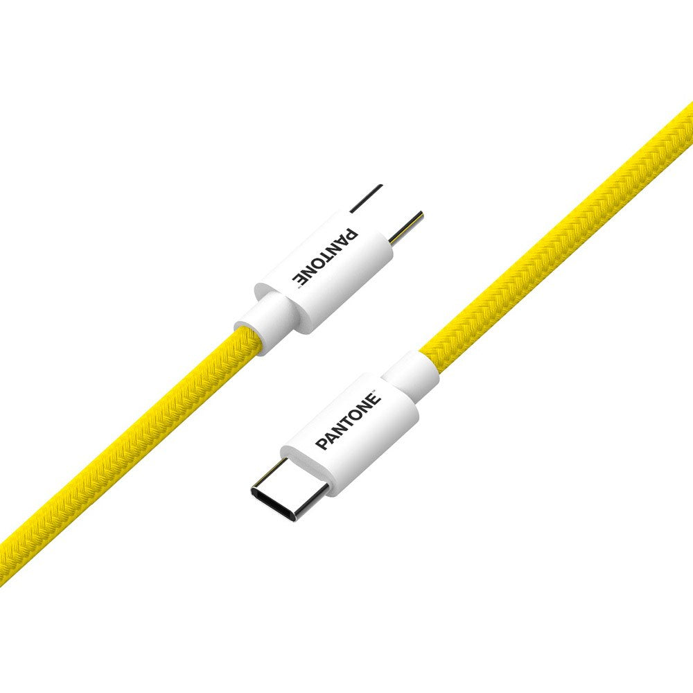 Pantone 60W PD USB-C til USB-C Kabel - 1.5 Meter - Gul