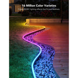 Govee Outdoor Neon Rope Light Lysstrimmel - 10m - Sort
