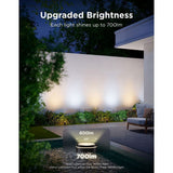 Govee Outdoor Spotlights med 2 stk. - Montering: Væg / Jorden - Sort