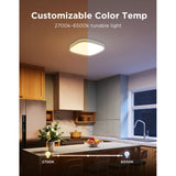 Govee - Square Smart Ceiling Light (Mål: 12") - Hvid