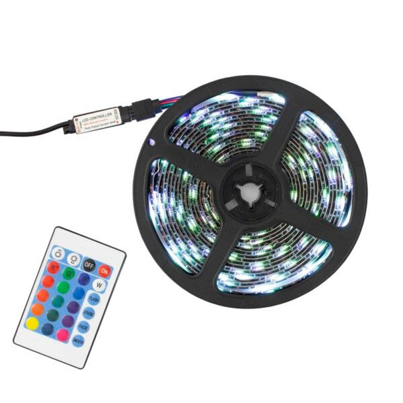 White Shark HELIOS - LED Lysstrimmel - 5m - Sort