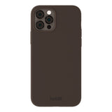 Holdit iPhone 12 / 12 Pro Soft Touch Silikone Cover - Chocolate