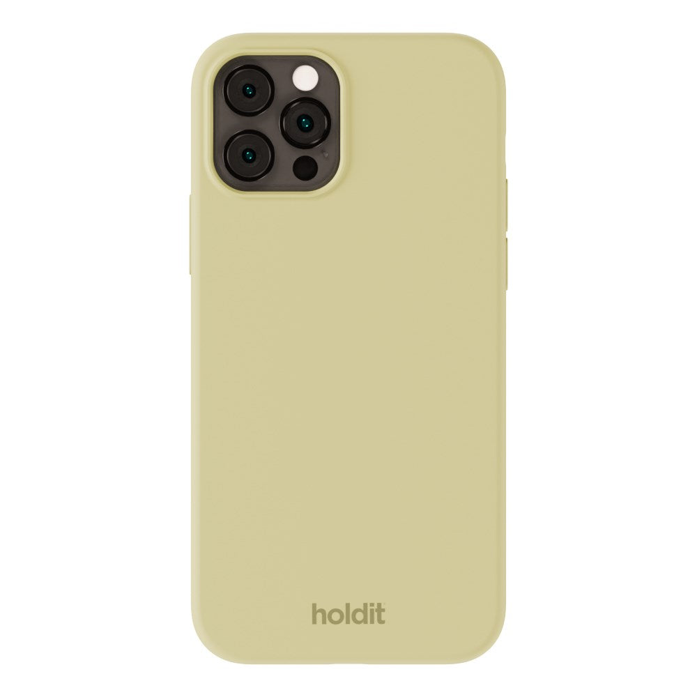 Holdit iPhone 12 / 12 Pro Soft Touch Silikone Cover - Biscotti