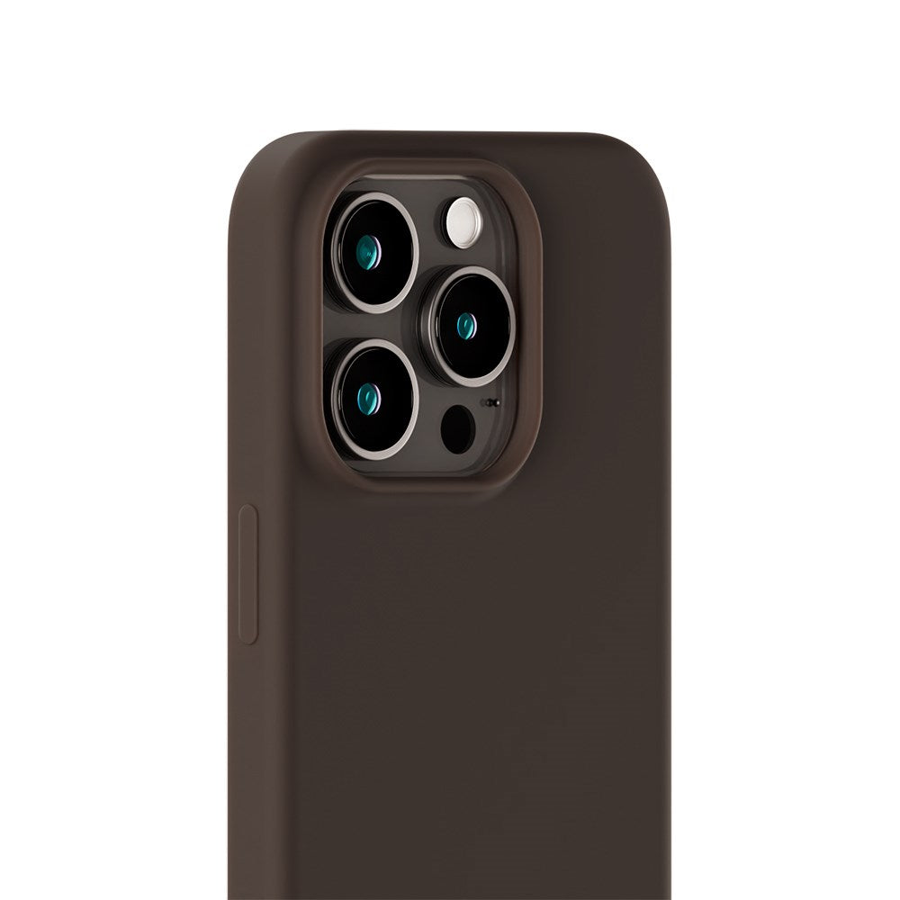 Holdit iPhone 14 Pro Soft Touch Silikone Cover - Chocolate