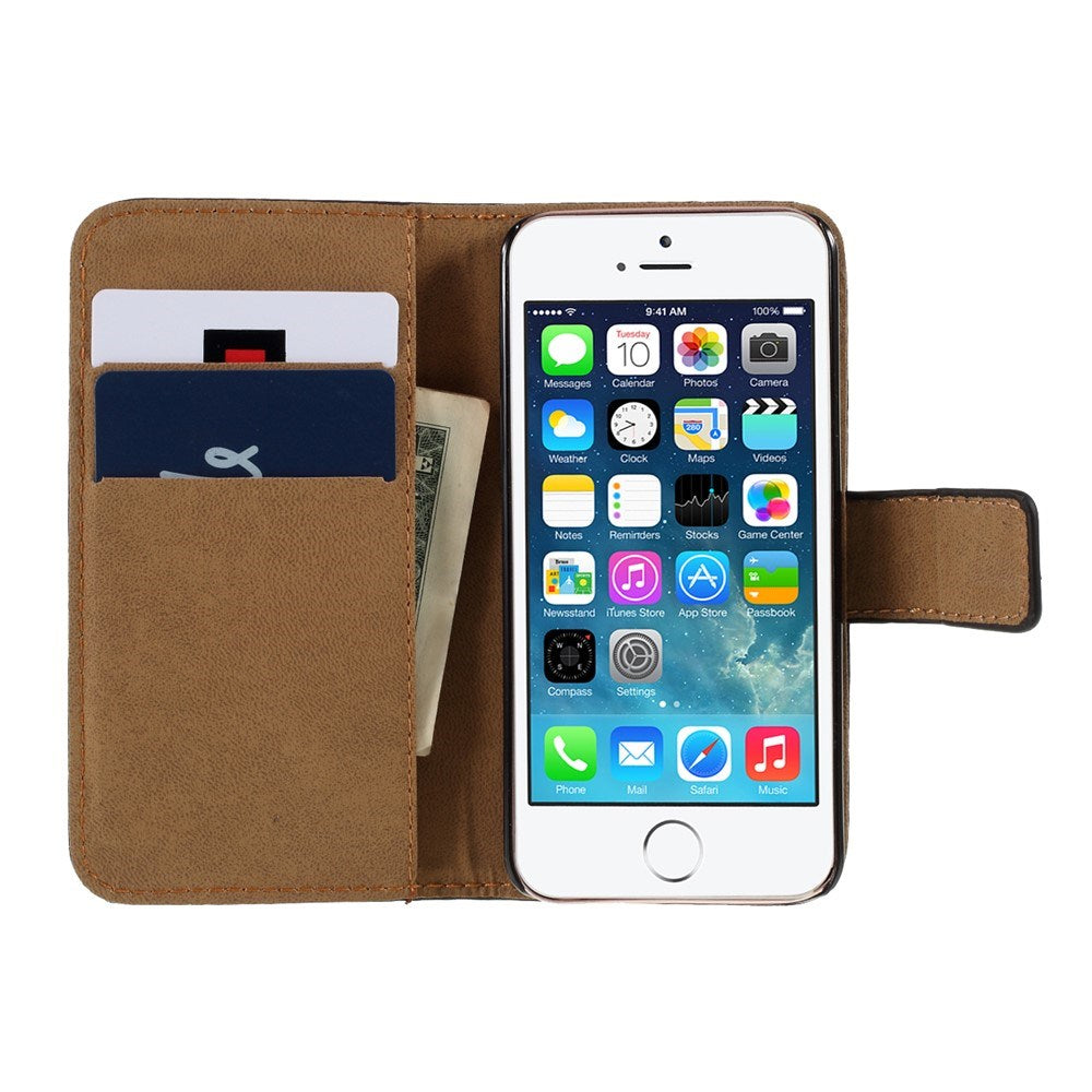 iPhone SE / 5s / 5 EIDERWOOD Flip Cover mn. Pung  - Sort