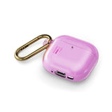 iDeal of Sweden AirPods (4. Gen.) Clear Case m. Karabinhage - Light Pink