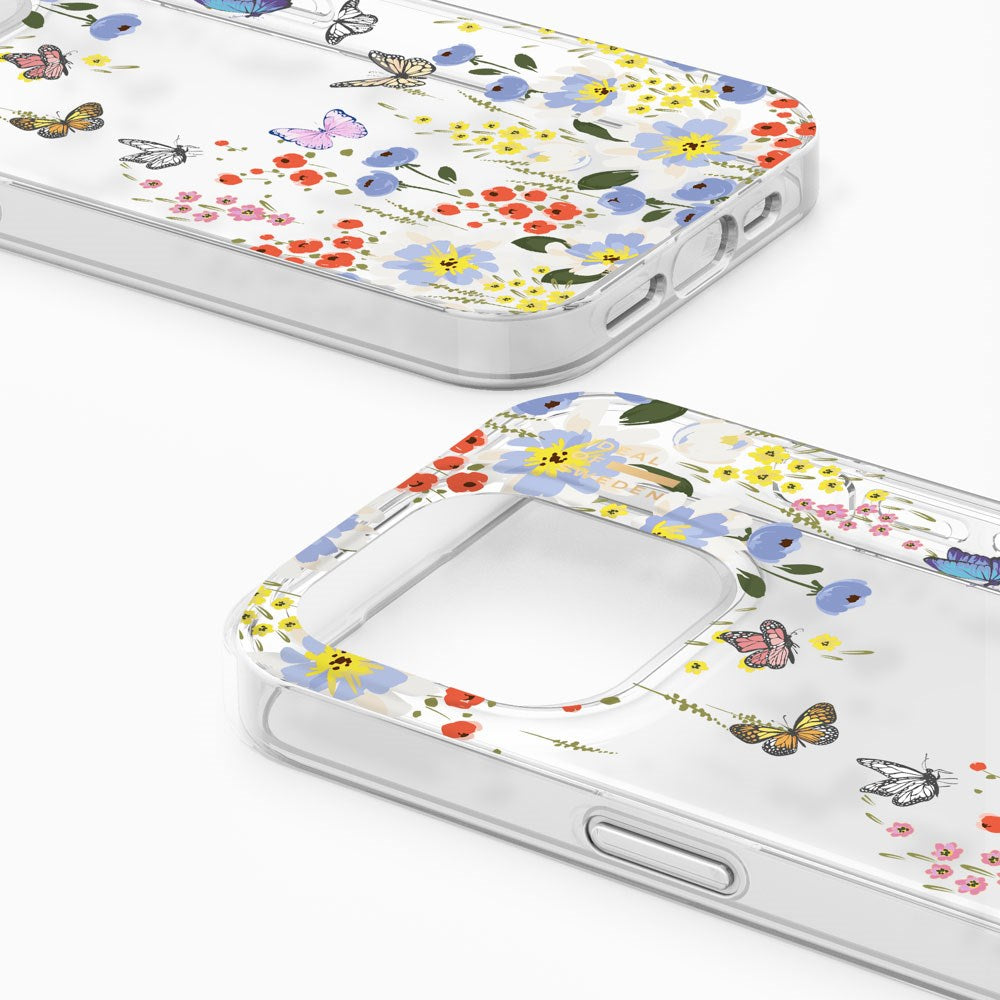 iPhone 14 Pro iDeal Of Sweden Clear Case - Artistic Garden