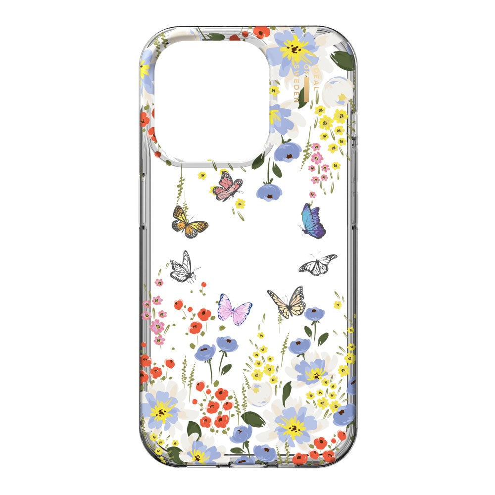 iPhone 14 Pro iDeal Of Sweden Clear Case - Artistic Garden