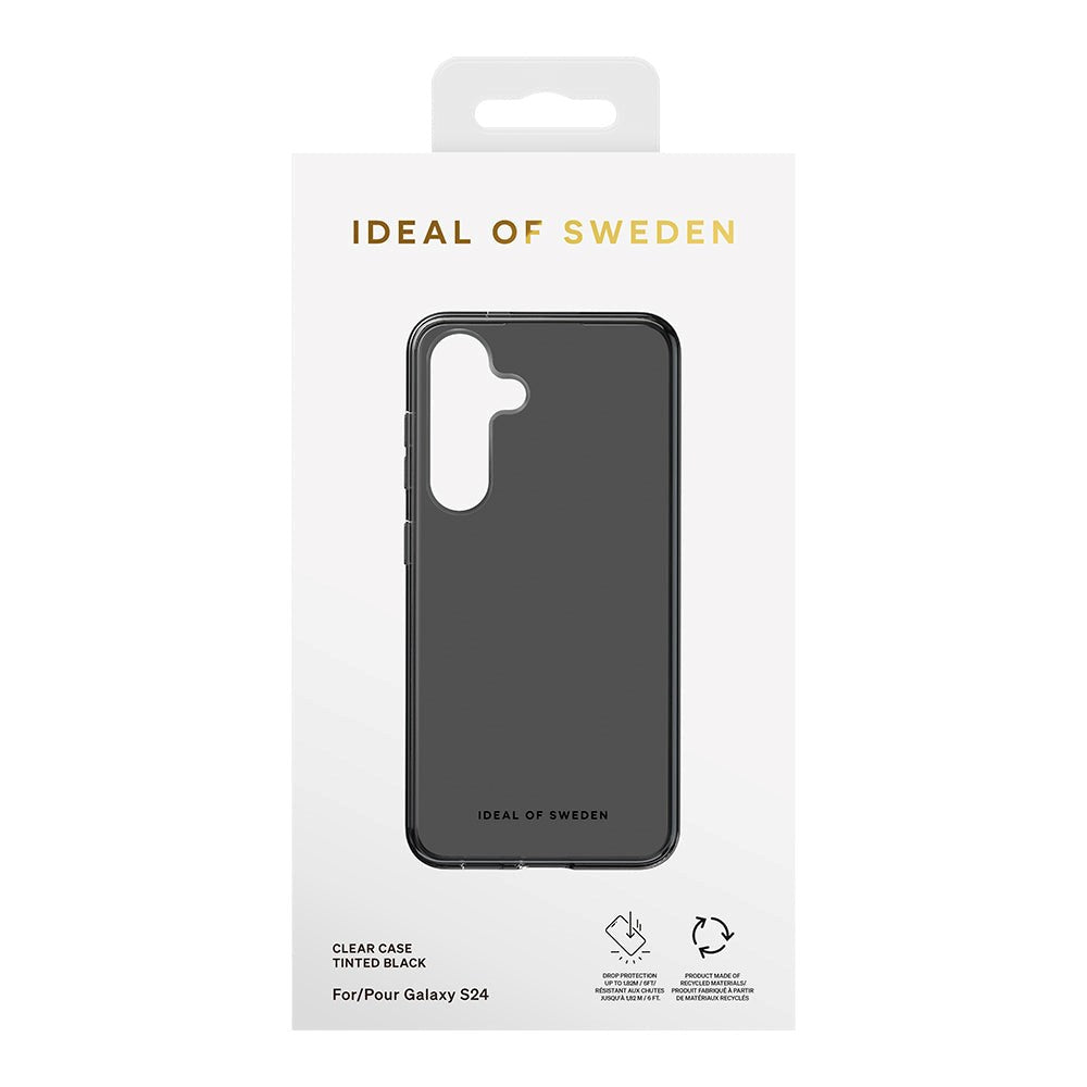 Samsung Galaxy S24 iDeal Of Sweden Clear Case - Tinted Black