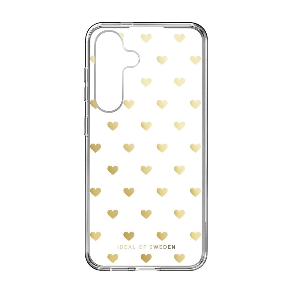 Samsung Galaxy S24 iDeal Of Sweden Clear Case - Golden Hearts