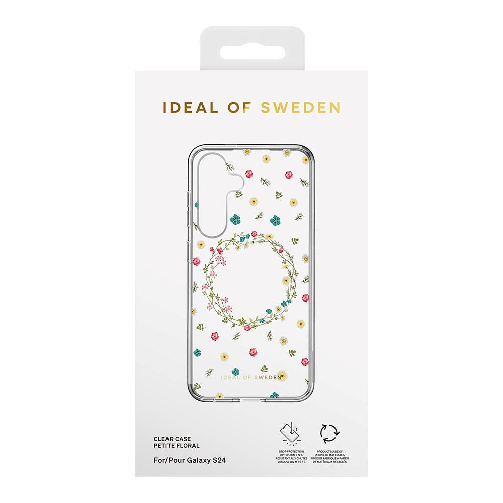 Samsung Galaxy S24 iDeal Of Sweden Clear Case - Petite Floral