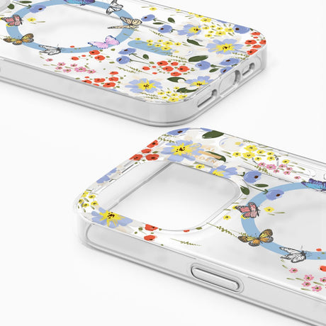 iPhone 14 Pro iDeal Of Sweden Clear Case - MagSafe Kompatibel - Artistic Garden