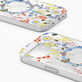 iPhone 16e / 15 / 14 / 13 iDeal Of Sweden Clear Case - MagSafe Kompatibel - Artistic Garden