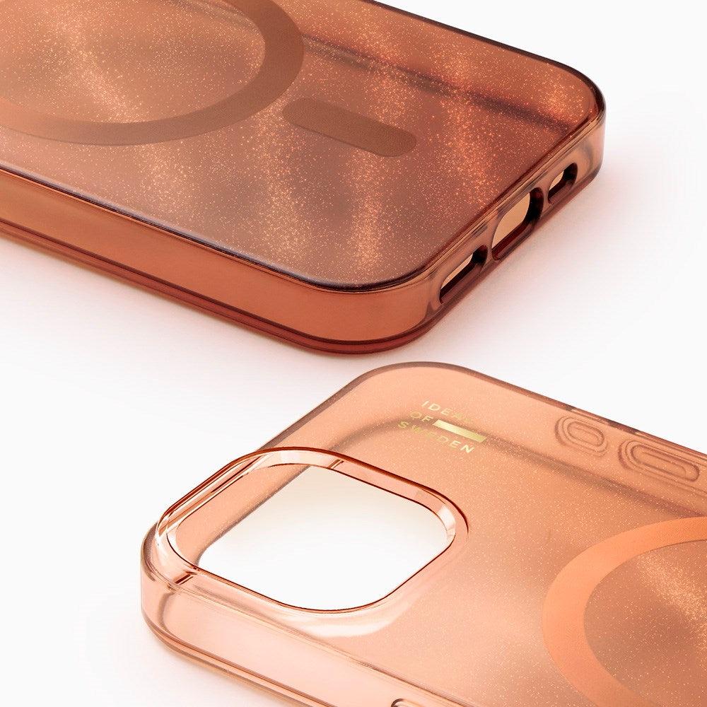 iPhone 17e / 16e / 15 / 14 / 13 iDeal Of Sweden Clear Cover - MagSafe Kompatibel - Mocha Mousse