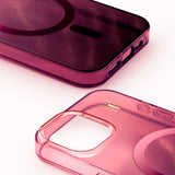 iPhone 17e / 16e / 15 / 14 / 13 iDeal Of Sweden Clear Cover - MagSafe Kompatibel - Cherry Lacquer