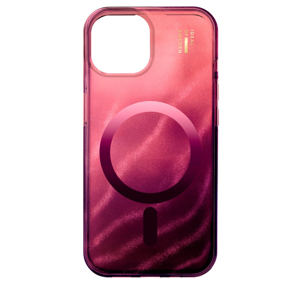 iPhone 17e / 16e / 15 / 14 / 13 iDeal Of Sweden Clear Cover - MagSafe Kompatibel - Cherry Lacquer